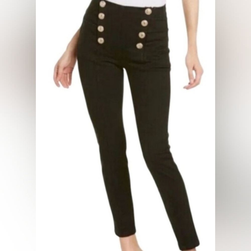 J. McLaughlin Black Highwaist Skinny Jeans